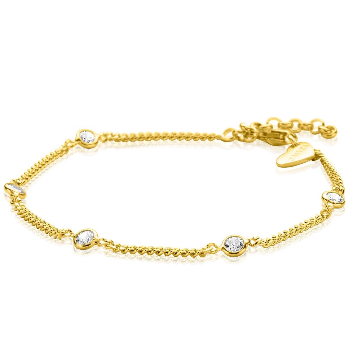 ZINZI ARMBAND GOLD PLATED ZIA2263G