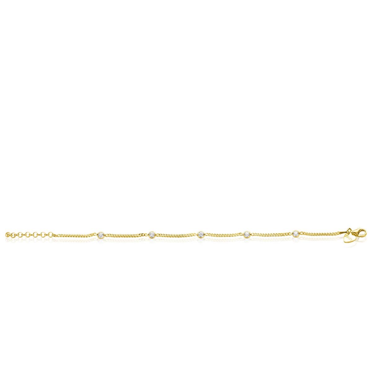 ZINZI ARMBAND GOLD PLATED ZIA2263G