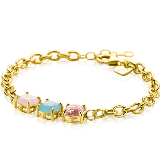 ZINZI ARMBAND GOLD PLATED ZIA2454