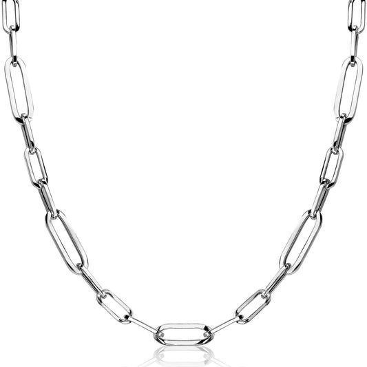 ZINZI COLLIER OVALE SCHAKELS 45CM