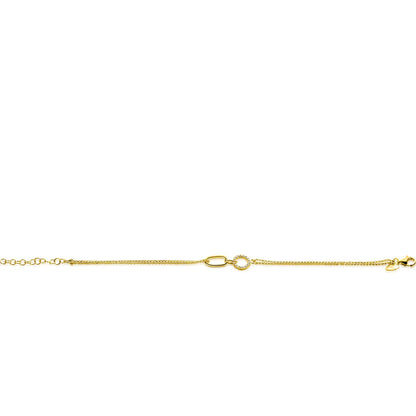 ZINZI ARMBAND GOLD PLATED