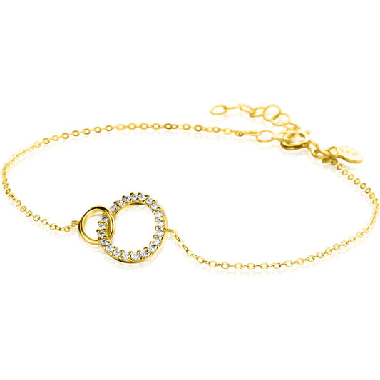 ZINZI GOLD 14KT COLLIER ZIRCONIA ZGO460