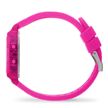 Ice Watch digit retro - Neon pink - Clear - Small