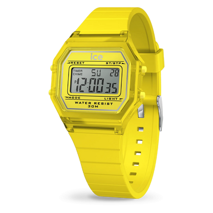 Ice Watch digit retro -Eletric yellow - Clear - Small