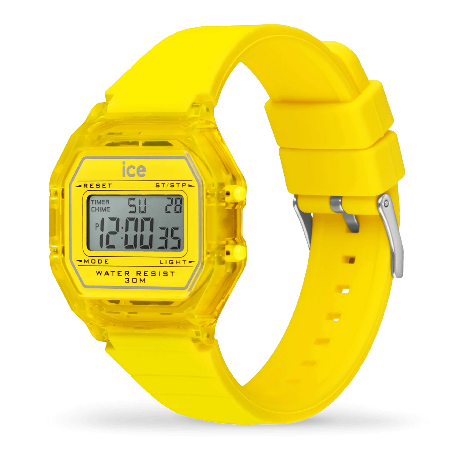 Ice Watch digit retro -Eletric yellow - Clear - Small