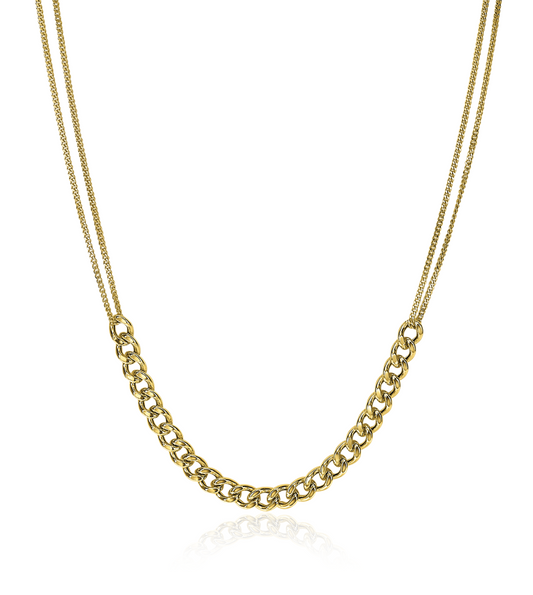 ZINZI Ketting goud kleurig ZIC2185G