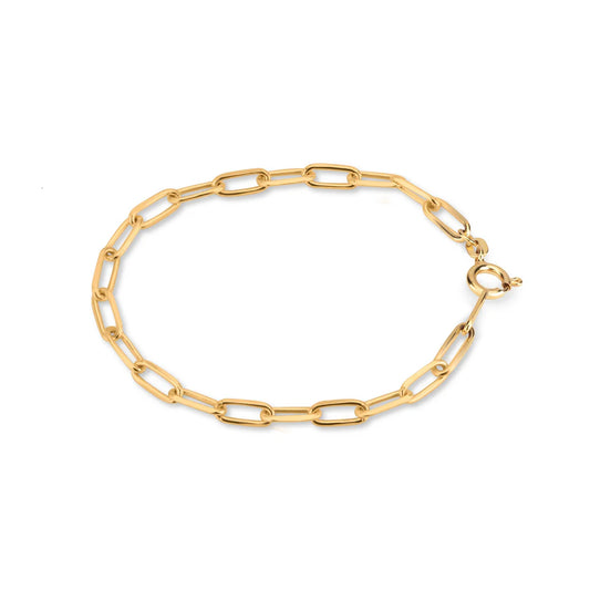 Melano Ornaments Diamond Paperclip Bracelet
