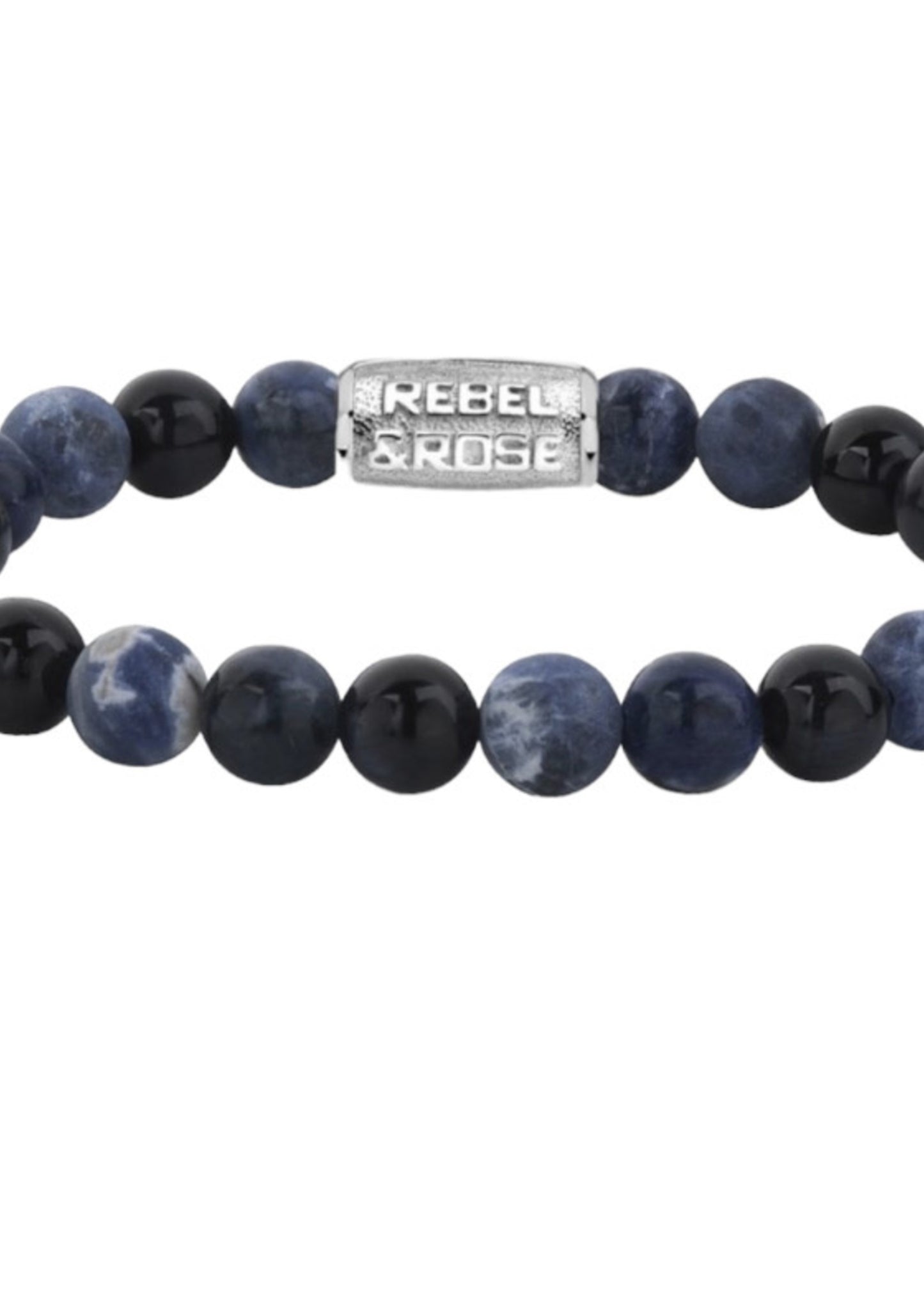 REBEL & ROSE Armband Matt Midnight 8MM L