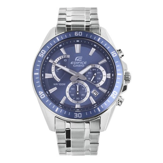 EDIFICE ZILVER BLAUW EFR-552D-2AVUEF