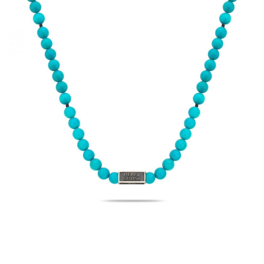 Rebel & Rose kralen ketting turquoise RR-NL034-S-70