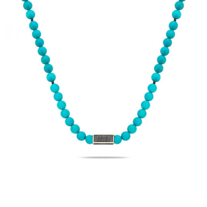 Rebel & Rose kralen ketting turquoise RR-NL034-S-70