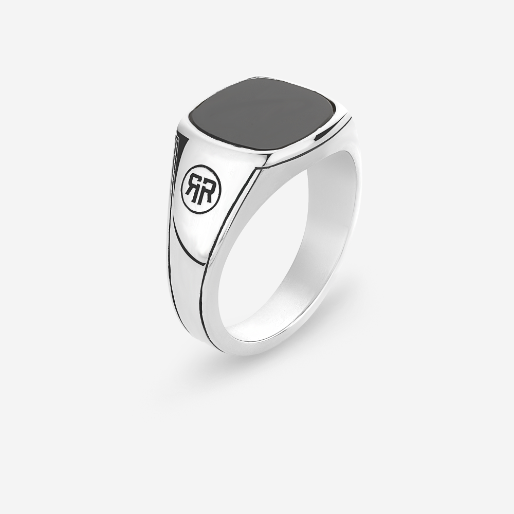 Rebel & Rose Ring square onyx RR-RG038-S