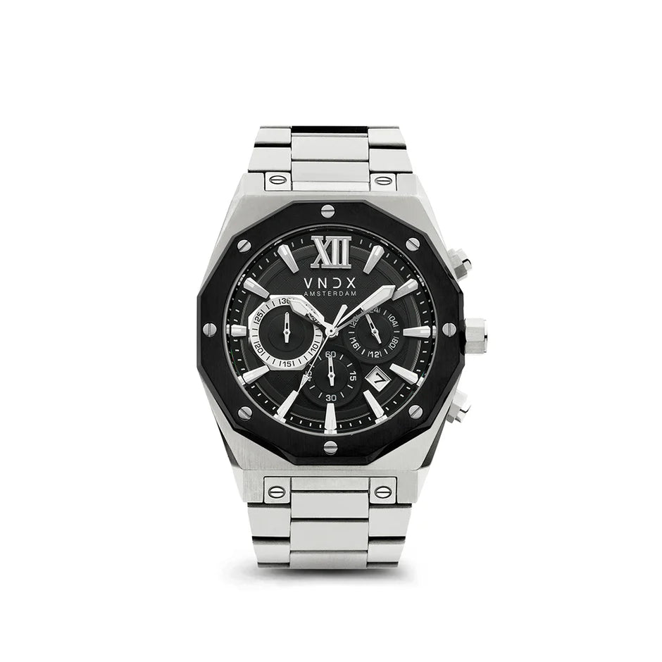 VNDX Wise Man Steel Zilver Zwart