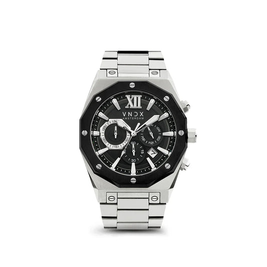 VNDX Wise Man Steel Zilver Zwart