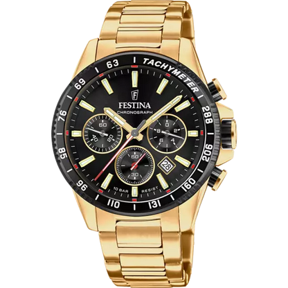 FESTINA HEREN HORLOGE GOUDKLEURIG F20634/5