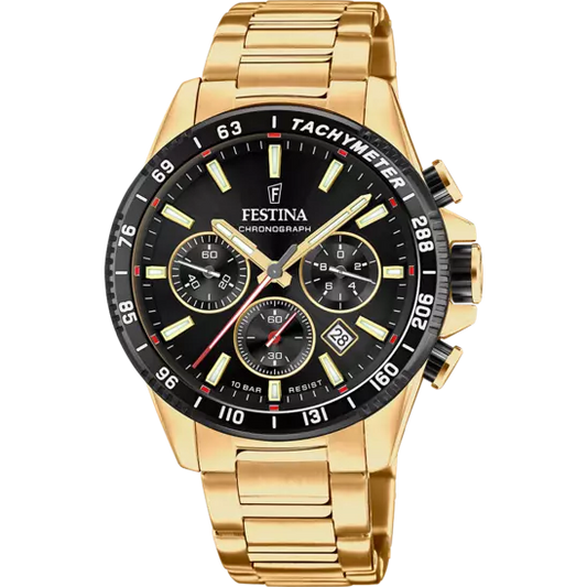 FESTINA HEREN HORLOGE GOUDKLEURIG F20634/5