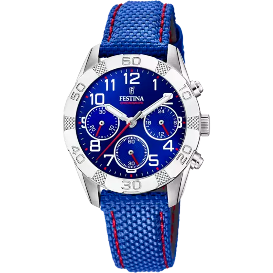 FESTINA JUNIOR HORLOGE LEER BANDJE F20346/2