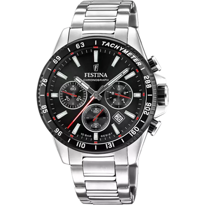 FESTINA HEREN ZILVERKLEURIG HORLOGE  F20560/6