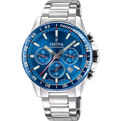 FESTINA HEREN ZILVERKLEURIG HORLOGE  F20560/3
