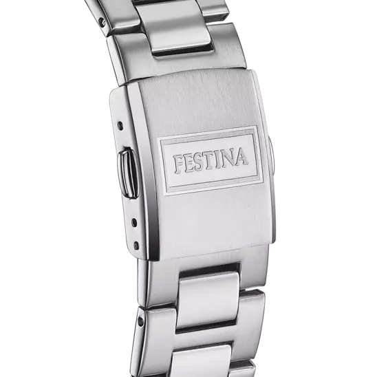 FESTINA HEREN ZILVERKLEURIG HORLOGE F16376/4