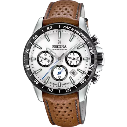 FESTINA HEREN ZWART ZILVERKLEURIG HORLOGE  F20663/1