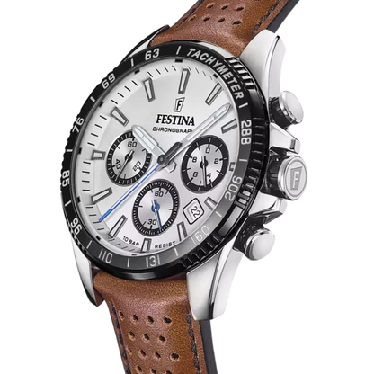 FESTINA HEREN ZWART ZILVERKLEURIG HORLOGE  F20663/1