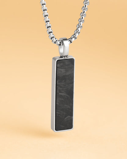 GEMINI Galli Necklace Forged Carbon Finish