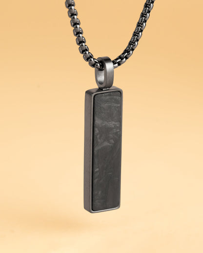 GEMINI Galli Necklace Black Forged Carbon Finish