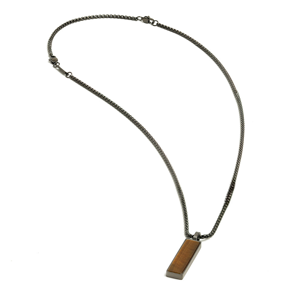GEMINI Galli Necklace Black Tiger Eye