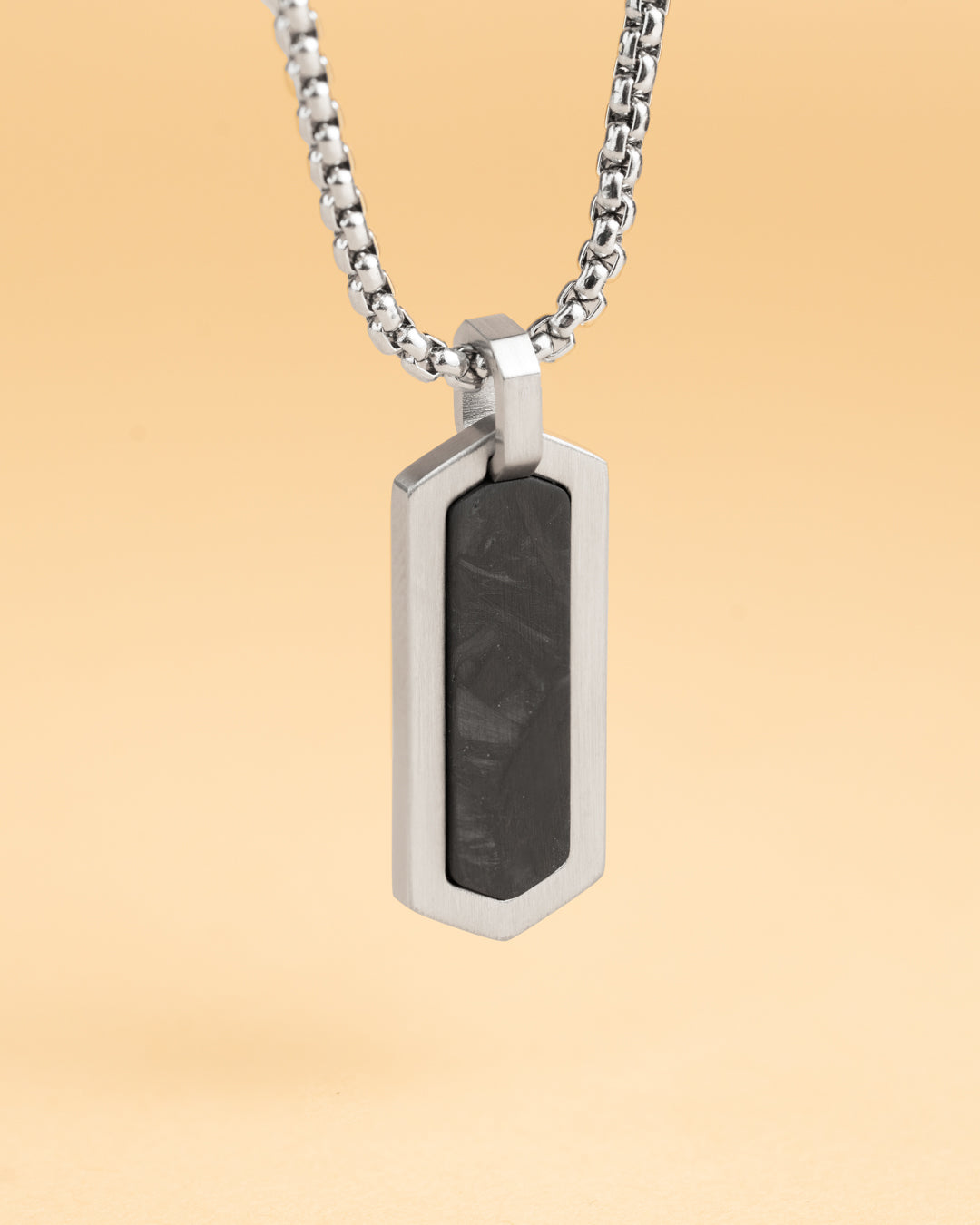 GEMINI Roma Necklace Silver Black