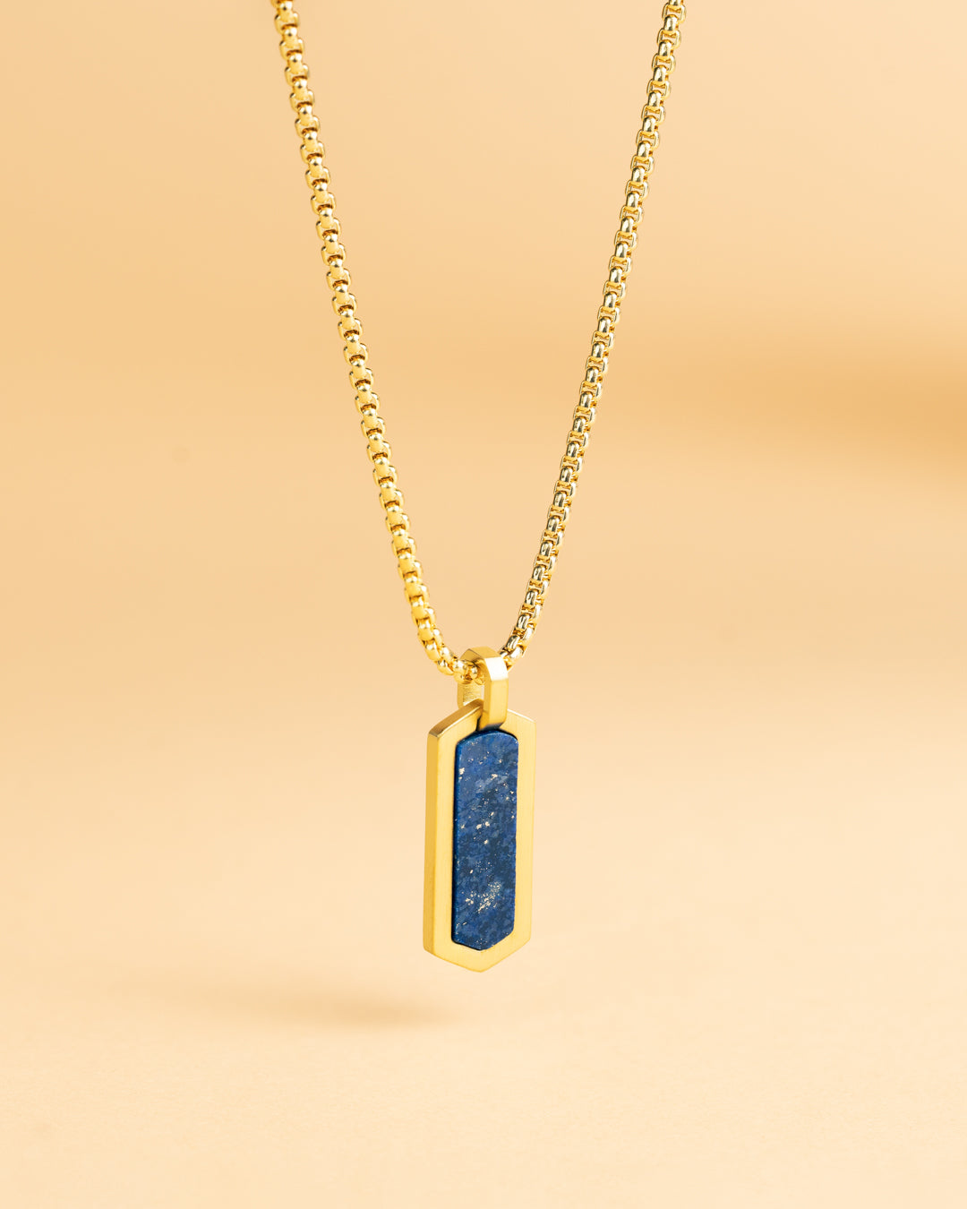 GEMINI Roma Necklace Gold Lapis Lazuli