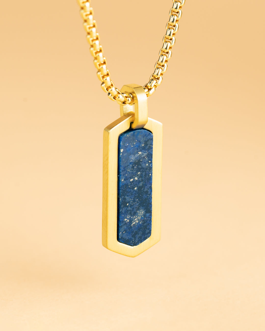 GEMINI Roma Necklace Gold Lapis Lazuli