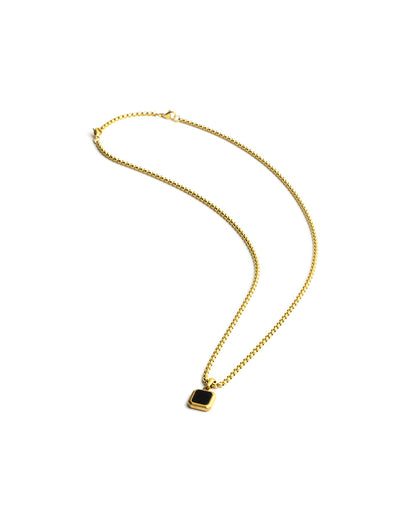 GEMINI Meraki Necklace Gold Black