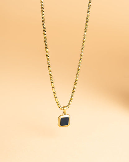 GEMINI Meraki Necklace Gold Black