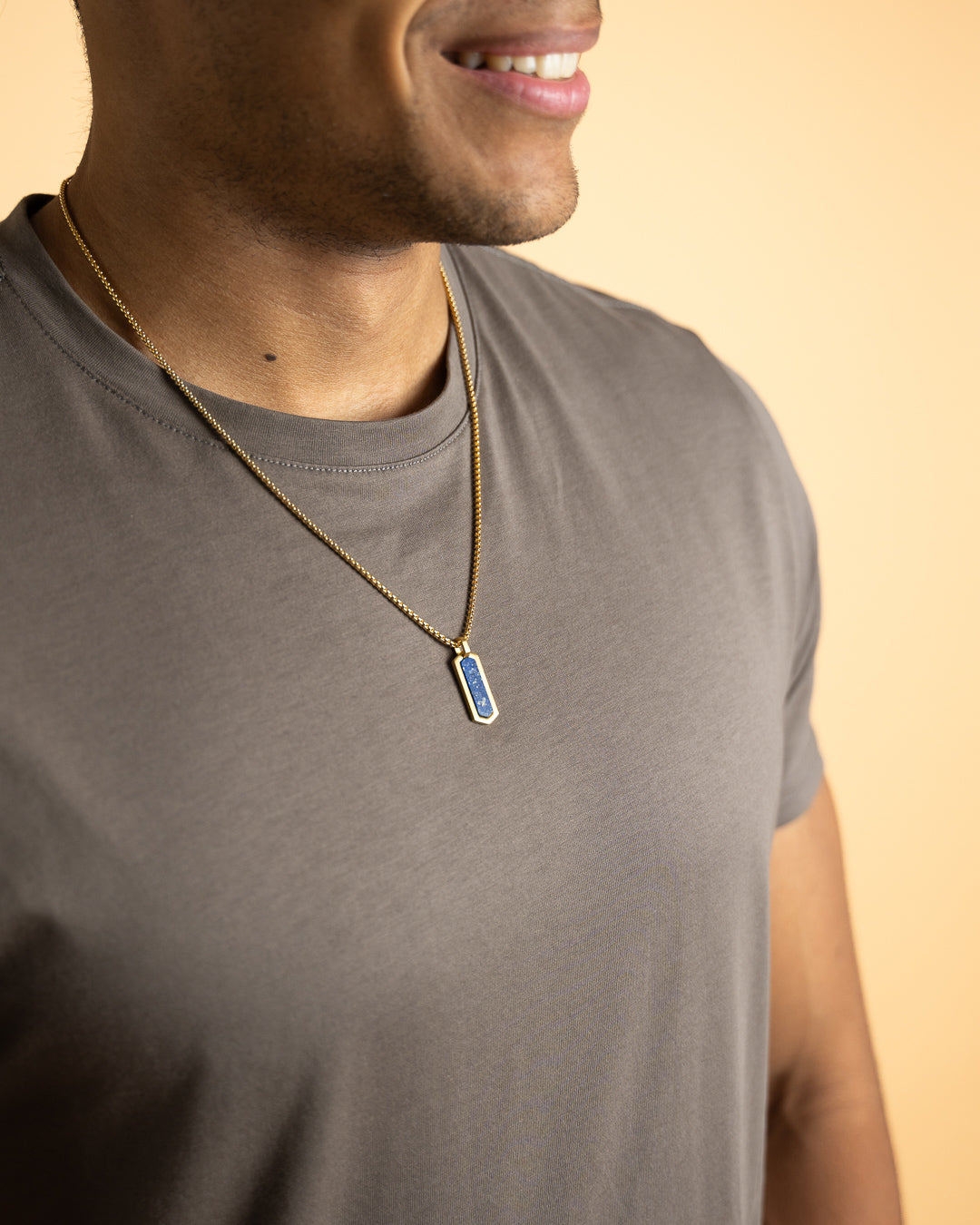 GEMINI Roma Necklace Gold Lapis Lazuli