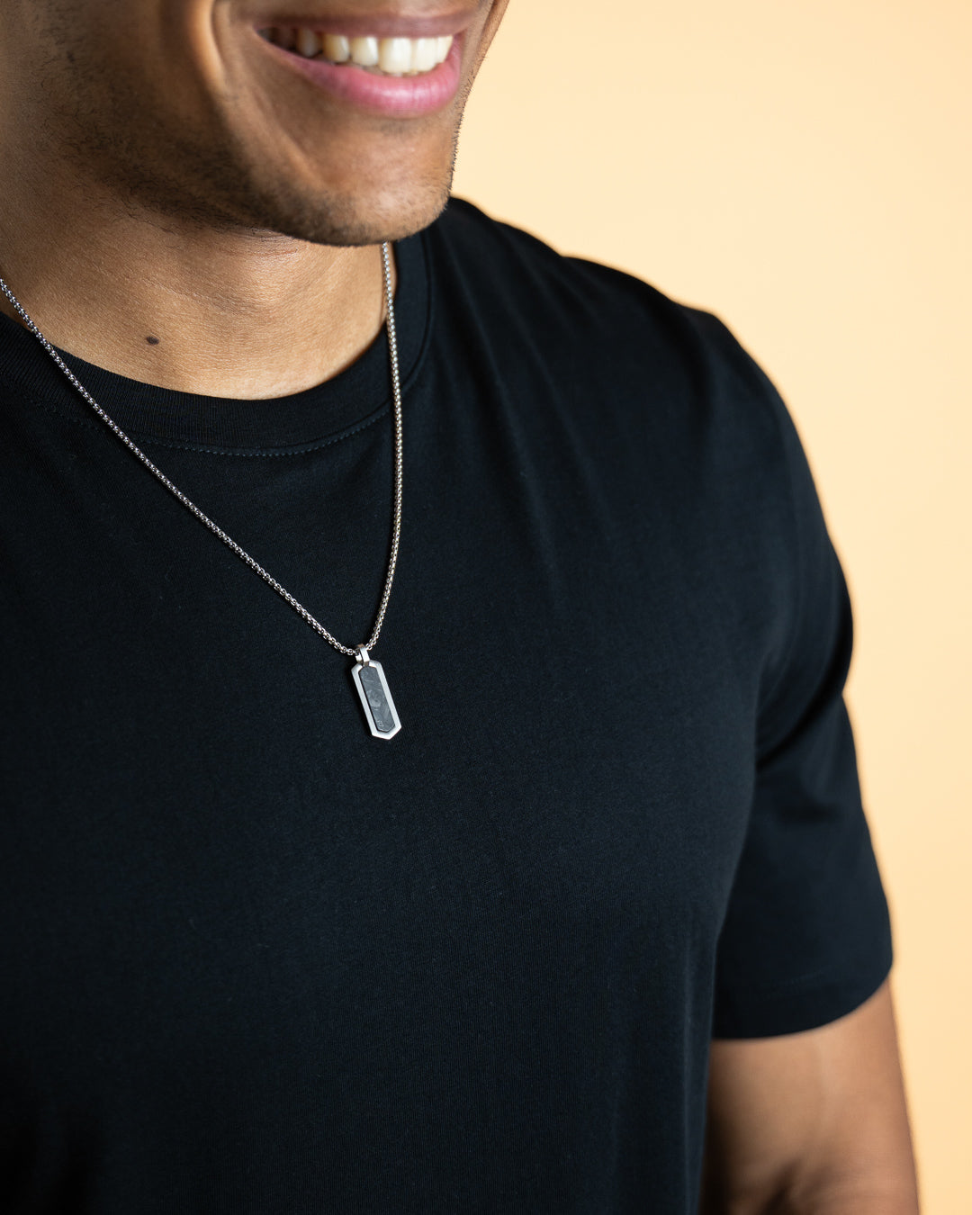 GEMINI Roma Necklace Silver Black