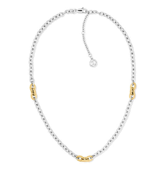 Tommy Hilfiger Schakelcollier - Staal - 45cm