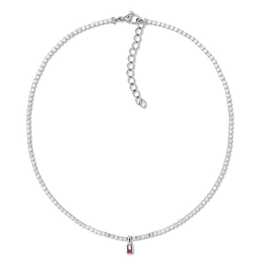 Tommy Hilfiger Schakelcollier - Staal - 40 cm