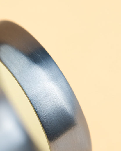GEMINI Verso 6mm Twisted full Titanium ring