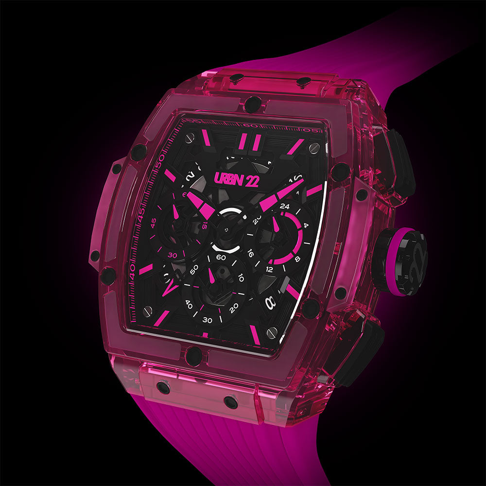 URBN22 NITRO VIBRANT PINK WATCH