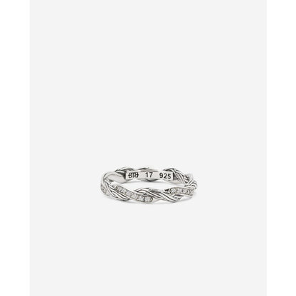 BUDDHA TO BUDDHA KATJA TWIST DIAMANT RING ZILVER