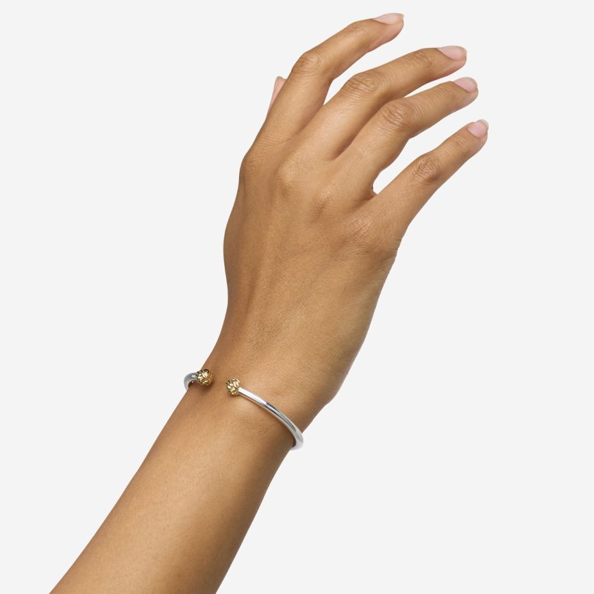 BUDDHA TO BUDDHA BANGLE REFINED KATJA BI-COLOUR