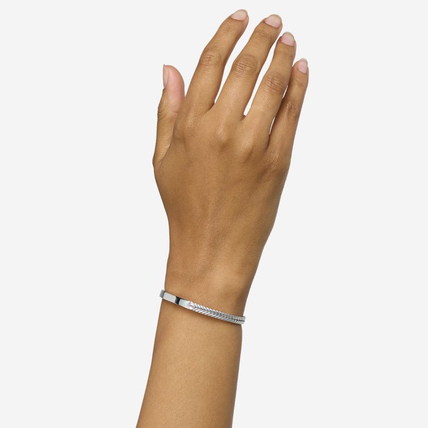 BUDDHA TO BUDDHA BANGLE BARBARA DUAL ZILVER