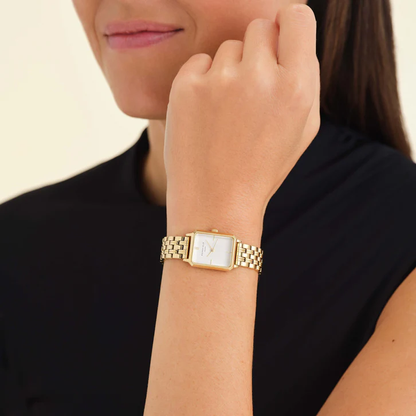 ROSEFIELD HORLOGE GOUDKLEURIG Octagon XS