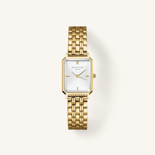 ROSEFIELD HORLOGE GOUDKLEURIG Octagon XS