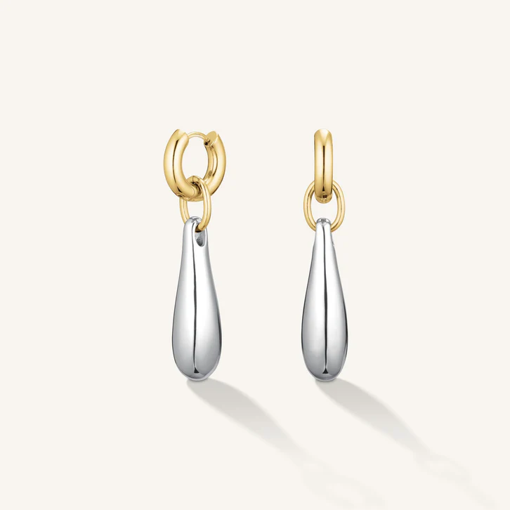 ROSEFIELD Duotone Drop Hoops