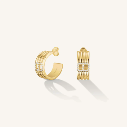 ROSEFIELD Fine Octagon Hoops