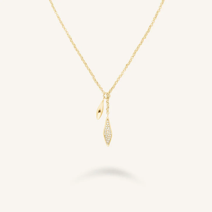 ROSEFIELD Pave Lariat Necklace