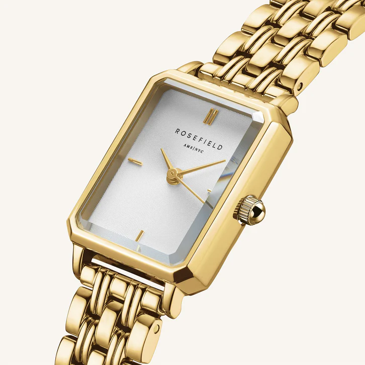 ROSEFIELD HORLOGE GOUDKLEURIG Octagon XS