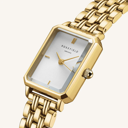 ROSEFIELD HORLOGE GOUDKLEURIG Octagon XS